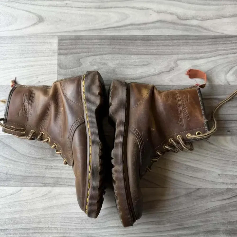 Vintage Dr. Martens Made in England Brown Leather Boots